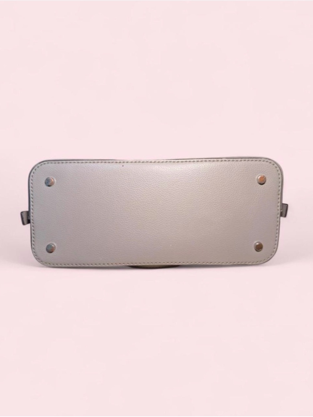 Kate Spade Patterson Drive Small Dome Satchel Taupe Gray Leather Crossbody - Picture 5 of 11